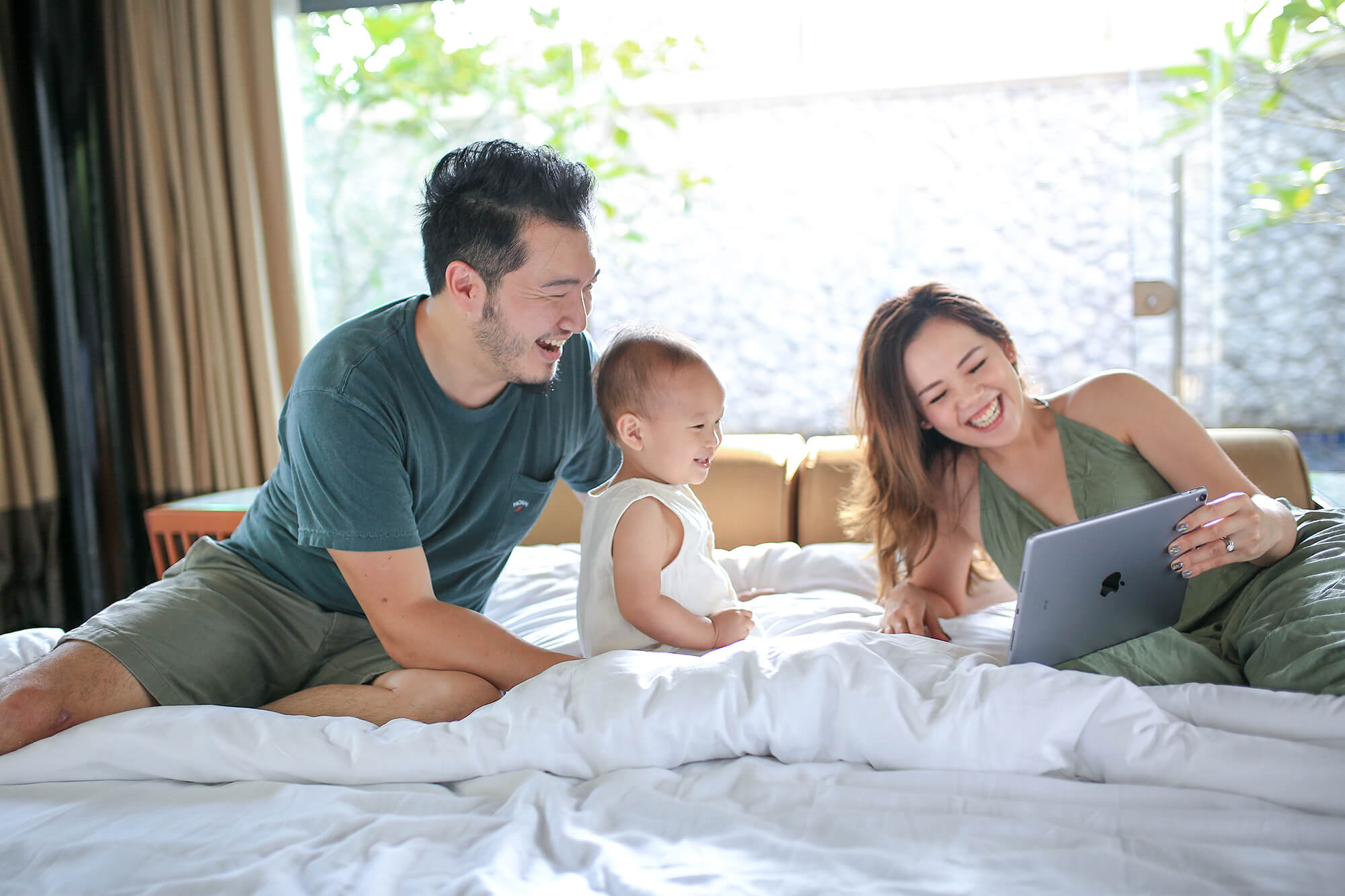 Mr.chan and family at Banyan tree phuket