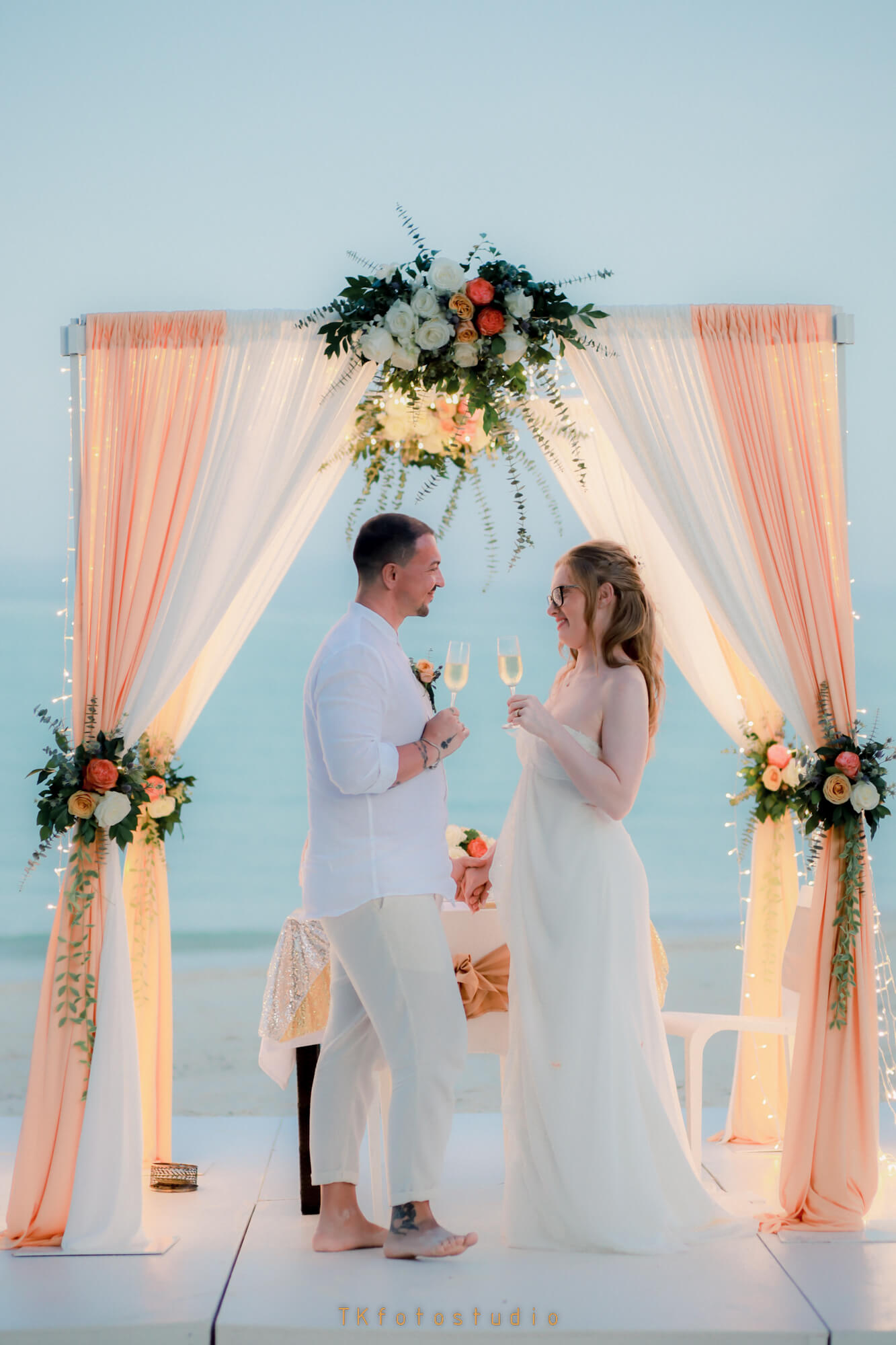 Prewedding and Private dinner on the beach